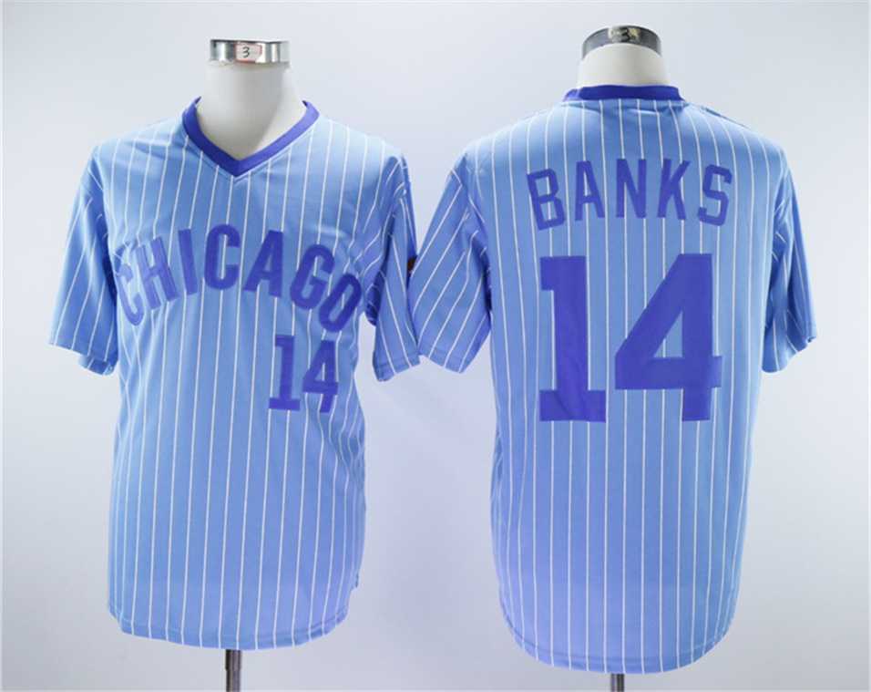 Cubs 14 Ernie Banks Light Blue Turn Back The Clock Stitched Baseball Jerseys,We sell and wholesale Cubs 14 Ernie Banks Light Blue Turn Back The Clock Stitched Baseball Jerseys on line form chian!